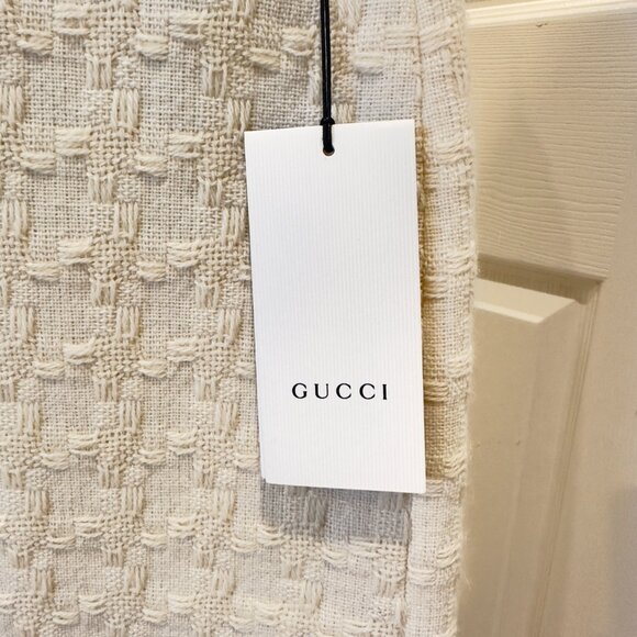 Gucci Pied De Poule Tweed Skirt - Picture 6 of 6